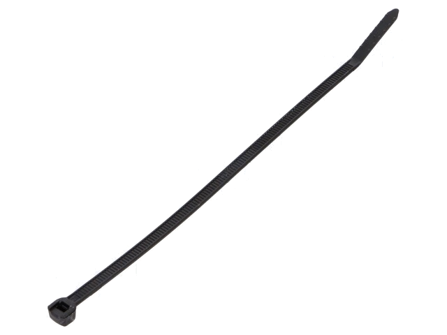 Kabelbinder; L: 291mm; W: 4,6mm; polyamide; 220N; zwart; Ømax: 76mm Kabelbinder; L: 291mm; W: 4,6mm; polyamide; 220N; zwart; Ømax: 76mm